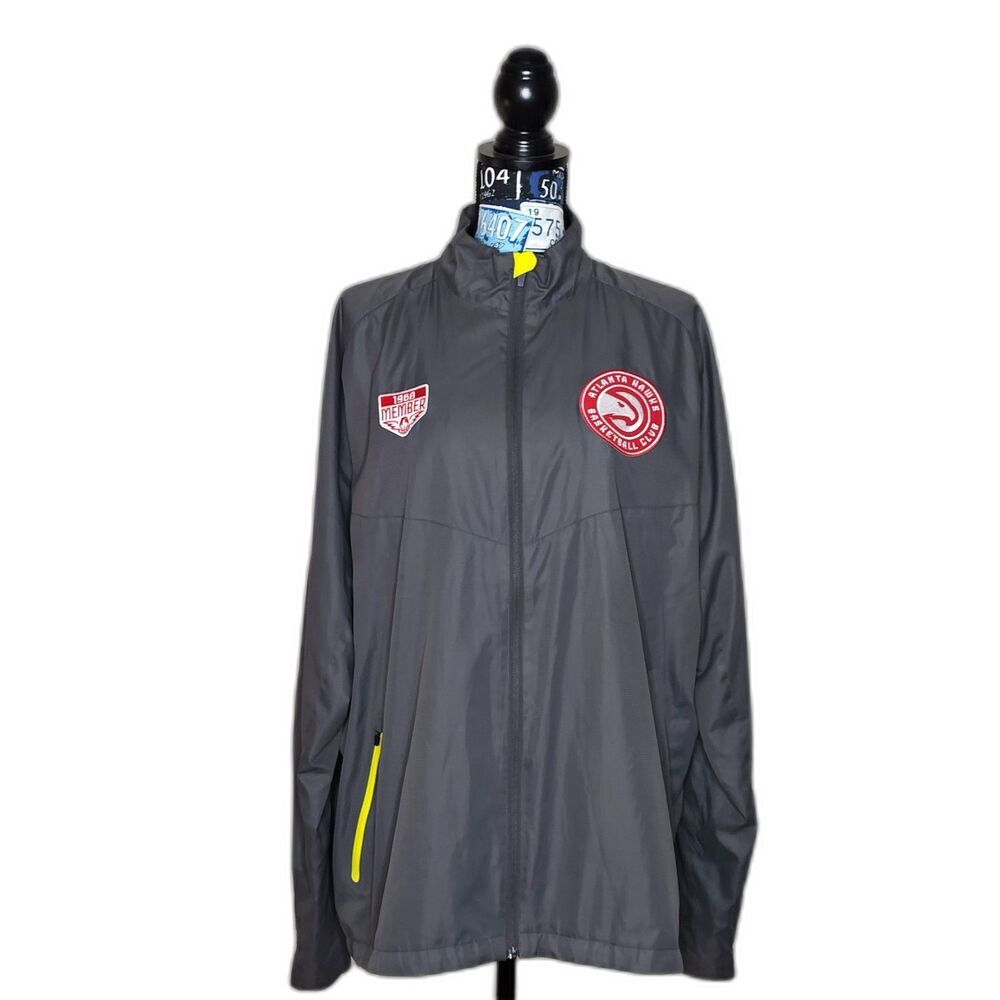 LevelWear ATLANTA HAWKS NBA Basketball Club Jacket 1968 Member Windbreaker Sz L - Picture 15 of 15